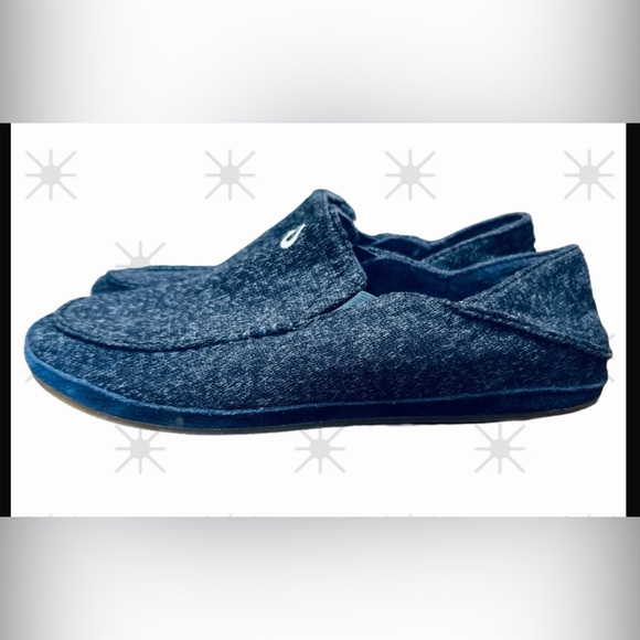 OLUKAI Moloa Hulu Men's Wool-Blend Slippers, Soft & Heathered Knit - Picture 1 of 7